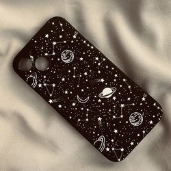 Cosmic Starry Sky Liquid Silicone Phone Case - OnePlus 8T (MF - BLACK - MFA09)