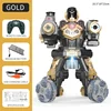 JC09 2.4G RC Robot Battle Spray Shoot Robo With Dual Remote Control Humanoid Fighting Robots Toys for Kids Christmas gift toy 6