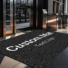 Personalized Carpet Outdoor Business Office Building Entrance Logo Custom Shopping Mall Entrance Doormat Hotel Welcome Foot Mat 2