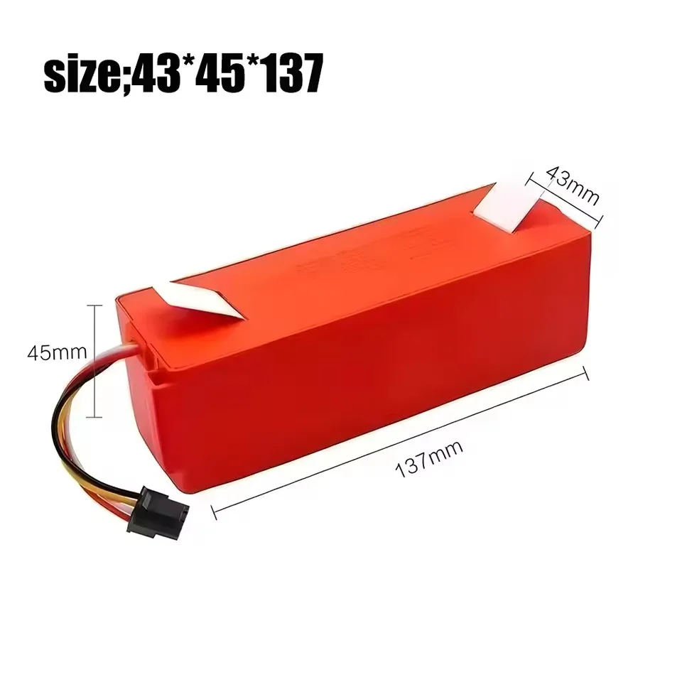 Original 14.4V 6500mAh Replacement Battery For Roborock S6 S7 MaxV Q5 Q7 MAX Robot Vacuum Cleaner Accessories Parts 4