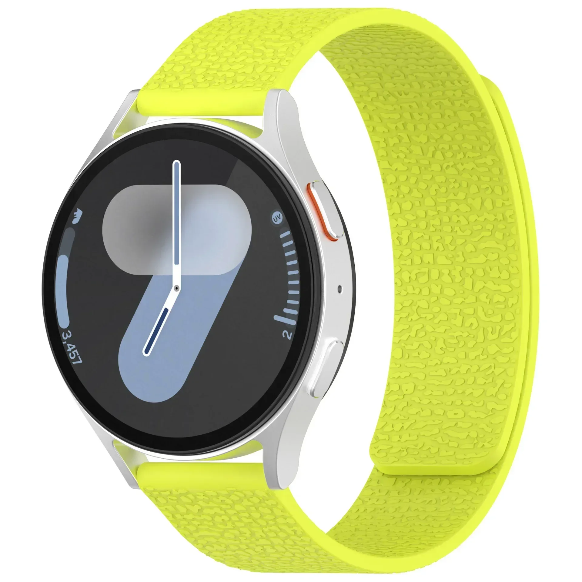 20mm 22mm 18mm Magnetic Loop band For Samsung Galaxy watch 7/6/5 pro/4/Classic Silicone link bracelet huawei GT 2-2e 3-4 straps