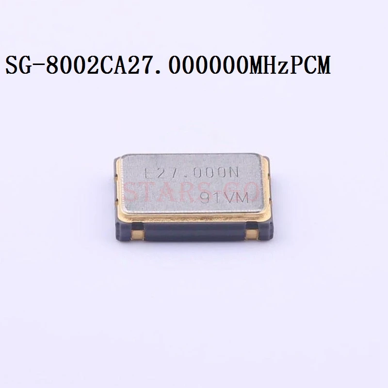 10PCS/100PCS 27MHz 7050 4P SMD 3.3V ±100ppm OE -40~~+85℃ SG-8002CA 27.000000MHz PCM Pre-programmed Oscillators