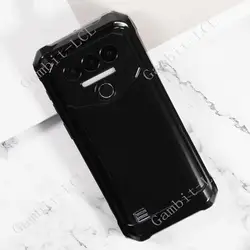 Premium Anti-Falling Shockproof Silicone TPU Case - Soft Protective Back Cover for Oukitel WP38 (Black)