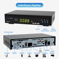 FREESAT V8X 2-версия FunCam HD-приемник спутникового телевидения DVB-S2X/S2/S, H.264/H.265 Встроенный WIFI, MARS/CCAM ТВ-приставка со слотом для CA-карты — изображение 6