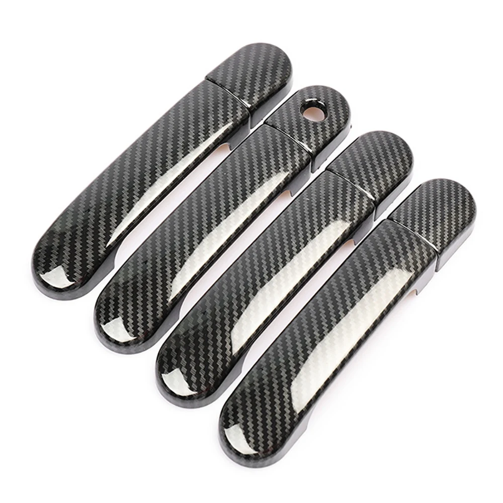 

8 шт./комплект, автомобильные чехлы из углеродного волокна для Nissan LIVINA 2009-13