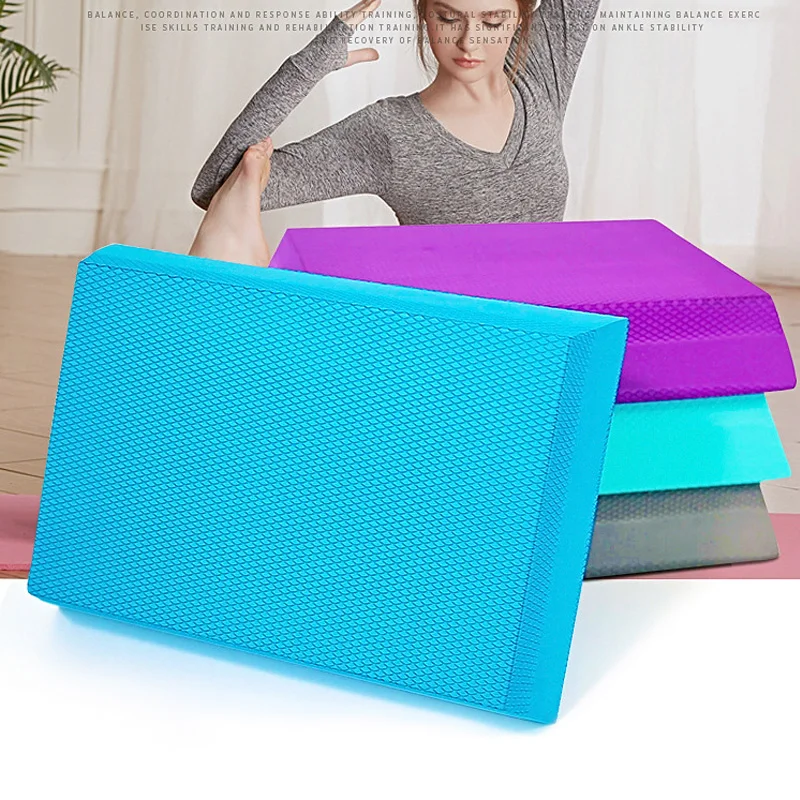 Balance Pad Board TPE Yoga Mat Stability Cushion Exercise Trainer Anti-slip for Training Ankle Core Stability Training Recovery, balance pad