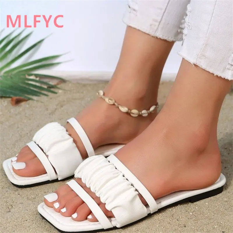 Flat women's slippers Summer new ladies sandals 2023 casual comfortable open-toe sandals