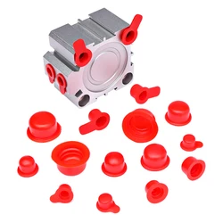 Universal Protective Dust Plug Rubber Stopper for Pipe Shield, Round Cap, and Screw Holes - Various Sizes Available