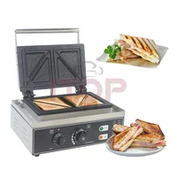 ITOP 220/110V Multi Function Breakfast Sandwich Maker 1550W 2 Slice Electric Waffle Sandwich Maker Toaster 2