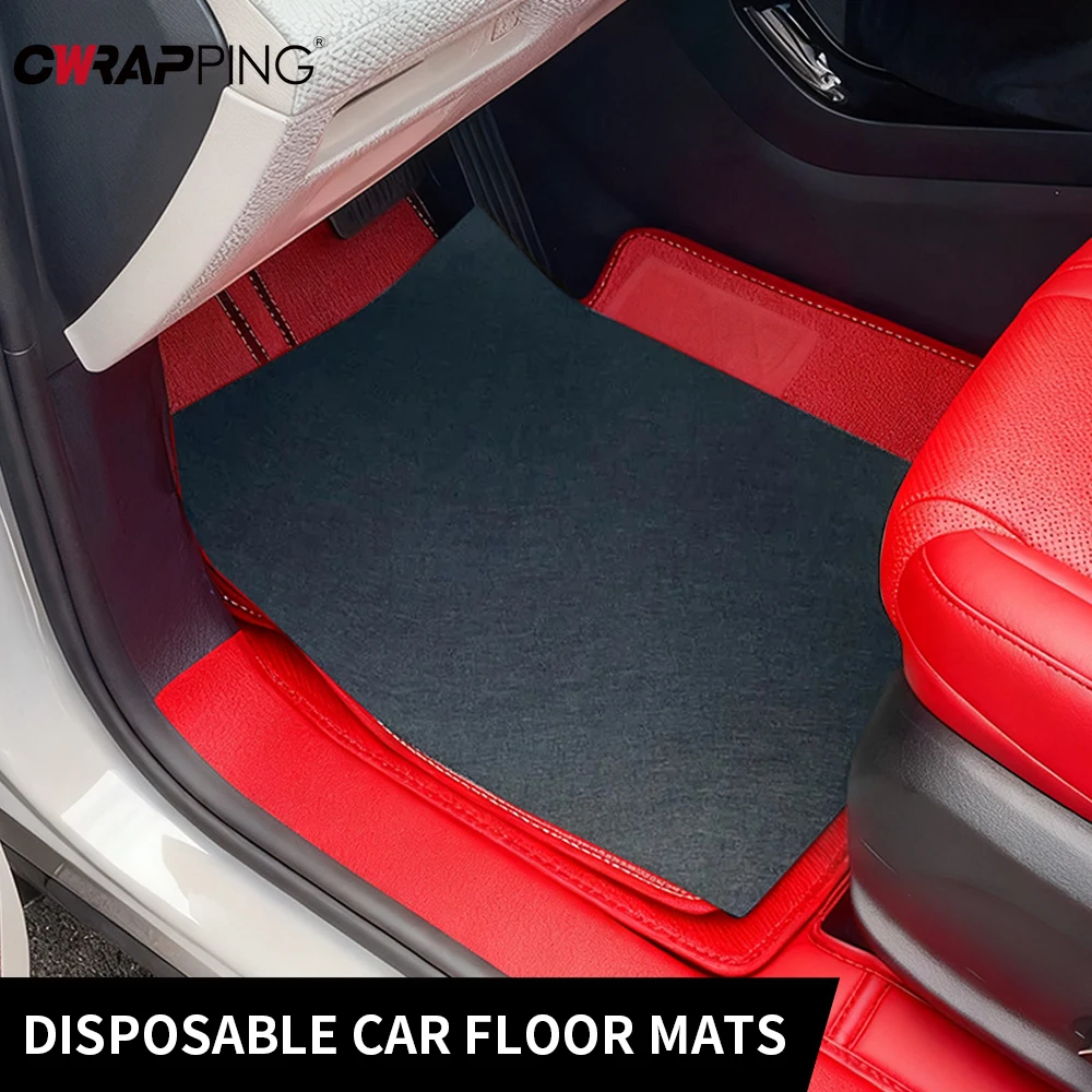 Tappetino per auto usa e getta universale Tappetino per tappeti automobilistici anteriori posteriori Tappetini resistenti allo sporco per accessori per furgoni SUV sedani - Image 6