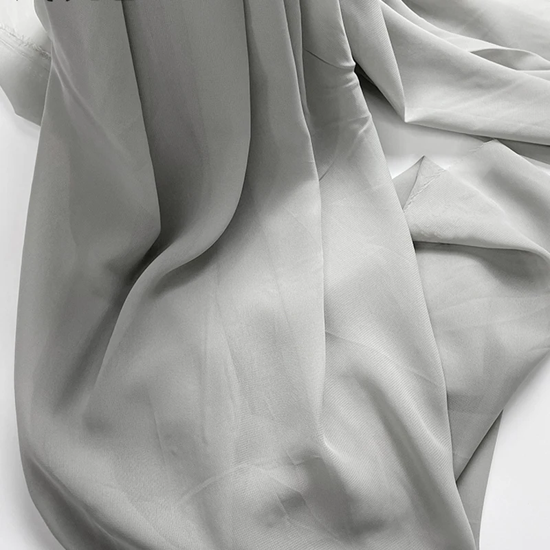 Elegant White Ivory Chiffon Fabric - Luxurious Georgette for Bridal Veils, Wedding Decor, and DIY Creations