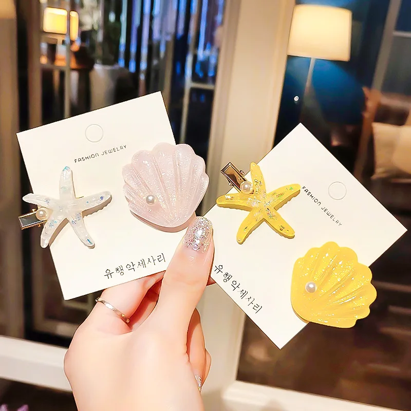 

Женские заколки для волос, Элегантные Заколки для волос с морскими звездами, ракушками, летние пляжные праздничные заколки для вечеринок, аксессуары для волос, Прямая поставка