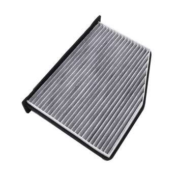 Filtro aria abitacolo in carbonio per motore auto per VW BEETLE CC EOS JETTA GTI PASSAT R32 RABBIT ROUTAN TIGUAN e AUDI A3 Q3 TT