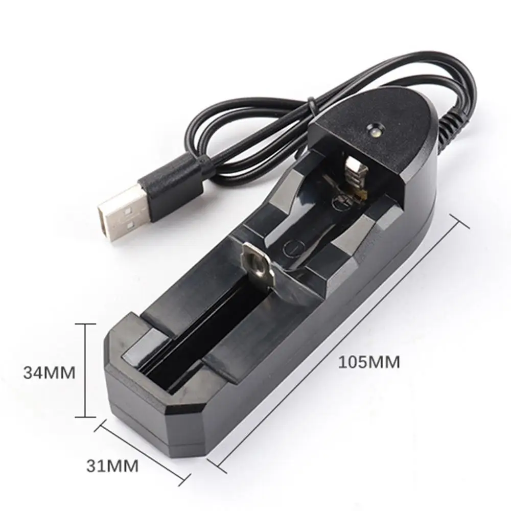 18650 Smart Battery Charger One Slot Li-ion Battery AC Charger Adapter Universal USB Connector For 18650 18500 16340 14500 26650 charger adapter battery charger battery charger adapter