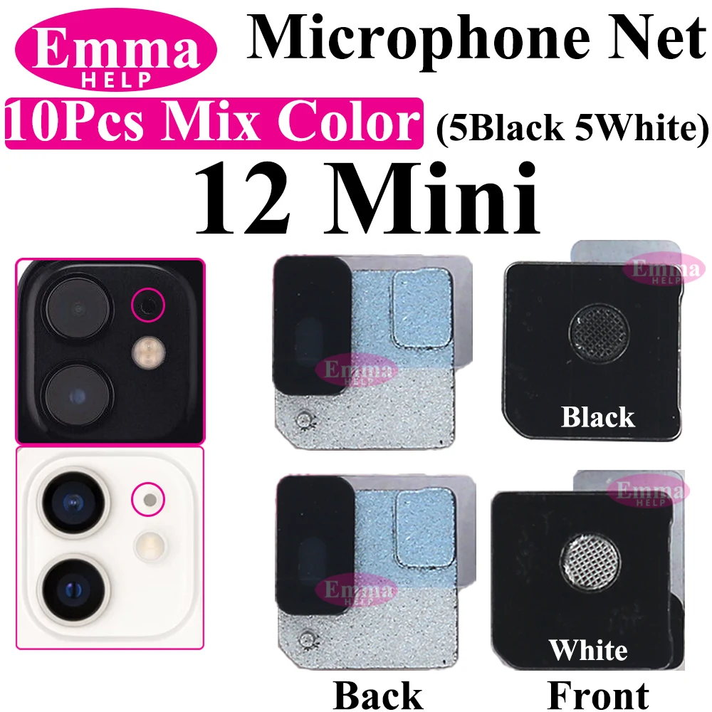 10Pcs For iPhone 11 12 13 14 Pro Max XS XR Flash Anti Dust