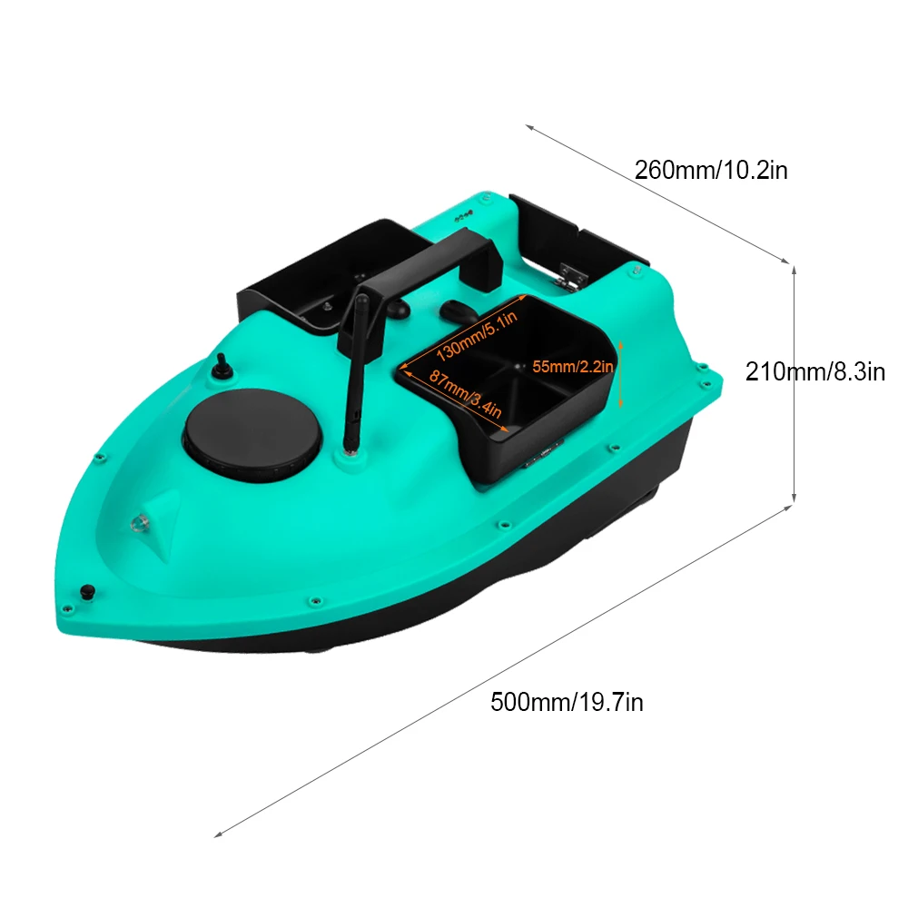 R18 /D18B Wireless GPS Fishing Bait Boat Automatic Return Function RC Bait  Boat 3 Bait Containers 500m Fishing Bait Boat - AliExpress