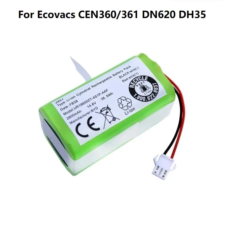 

Новый литий-ионный аккумулятор 14,4 В 2800 мАч Для Ecovacs CEN360/361 DN620 DH35 Haier TAB-T550WSC T560H аксессуары для вакуумного робота