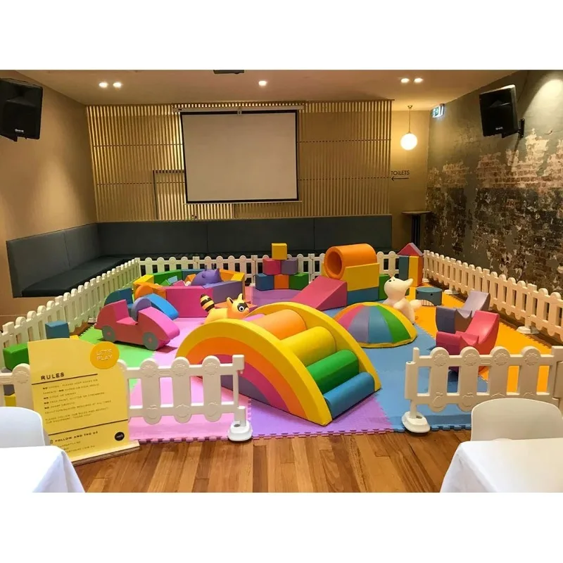 

High Quality Comfortable Indoor Playground with Colorful Soft Play Toys Soft Climbing gear for Kids Center