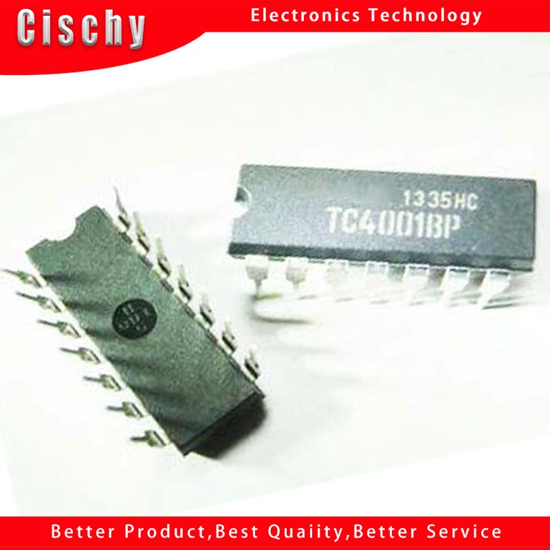 

10pcs/lot TC4001BP TC4001 4001BP CD4001BE TC4001BP HCF4001BE HEF4001BP DIP-14 In Stock