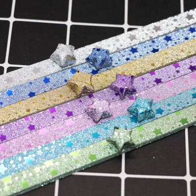 100/140pcs mixed Color Mixing Set Star Papers Lucky Star Origami