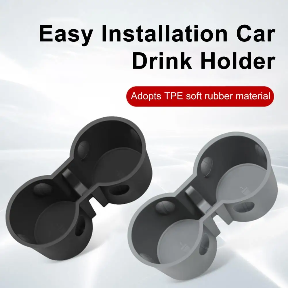 

Cup Center Cup Holder Original Design TPE Rubber Auto Water Cup Container Durable Car Interior Accessories for Tesla modely/3