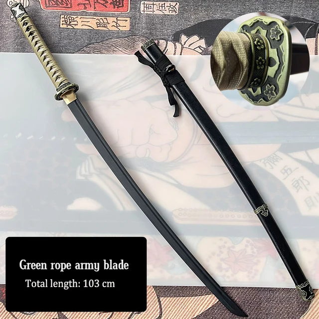 Plastic High Toughness Blade Katana Uchigatana Tachi Sheathed Knife