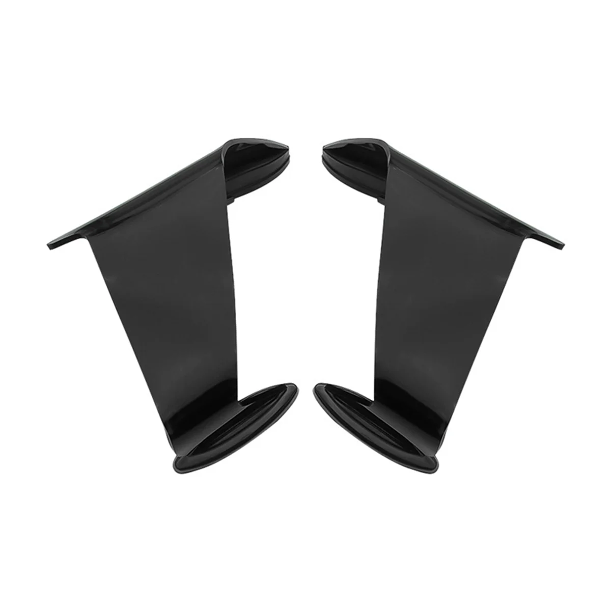 Motorcycle Fixed Wind Wing Wing Aerodynamic Fairing for Kawasaki ZX10R ZX-10R-Black