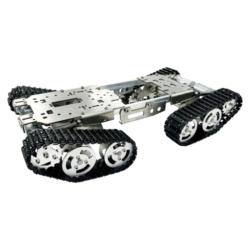 Tank Robot RC 1/16 Chassi 2 Lagers Kit Delar för DIY