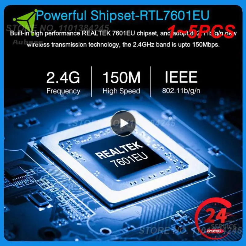 

Wi-Fi адаптер 5 дБ, 150 Мбит/с, 1-5 шт.