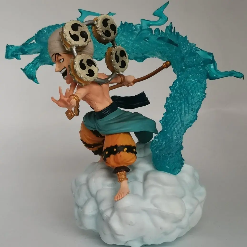 21.5cm Anime One Piece BT Enel Figure GK Goro Goro no Mi Manga