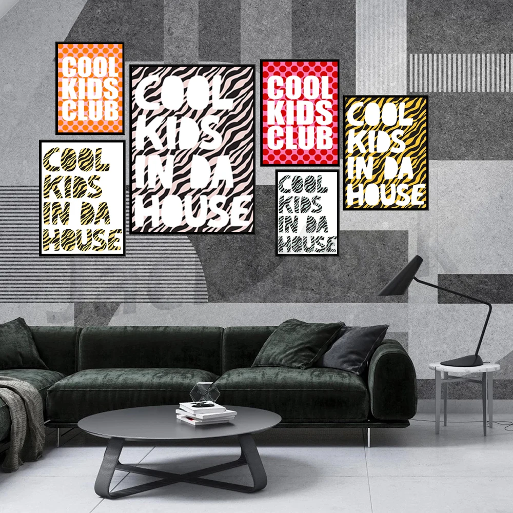 

Kids Bedroom Prints, Boys Bedroom Prints, Wall Art Kids Room, Cool Kids Club Print, Cool Kids Poster, Polka Dot Kids Print