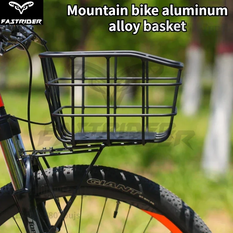 Panier Métal Vélo Avant Noir - Paniers Pour Vélo Shopping Et Courses