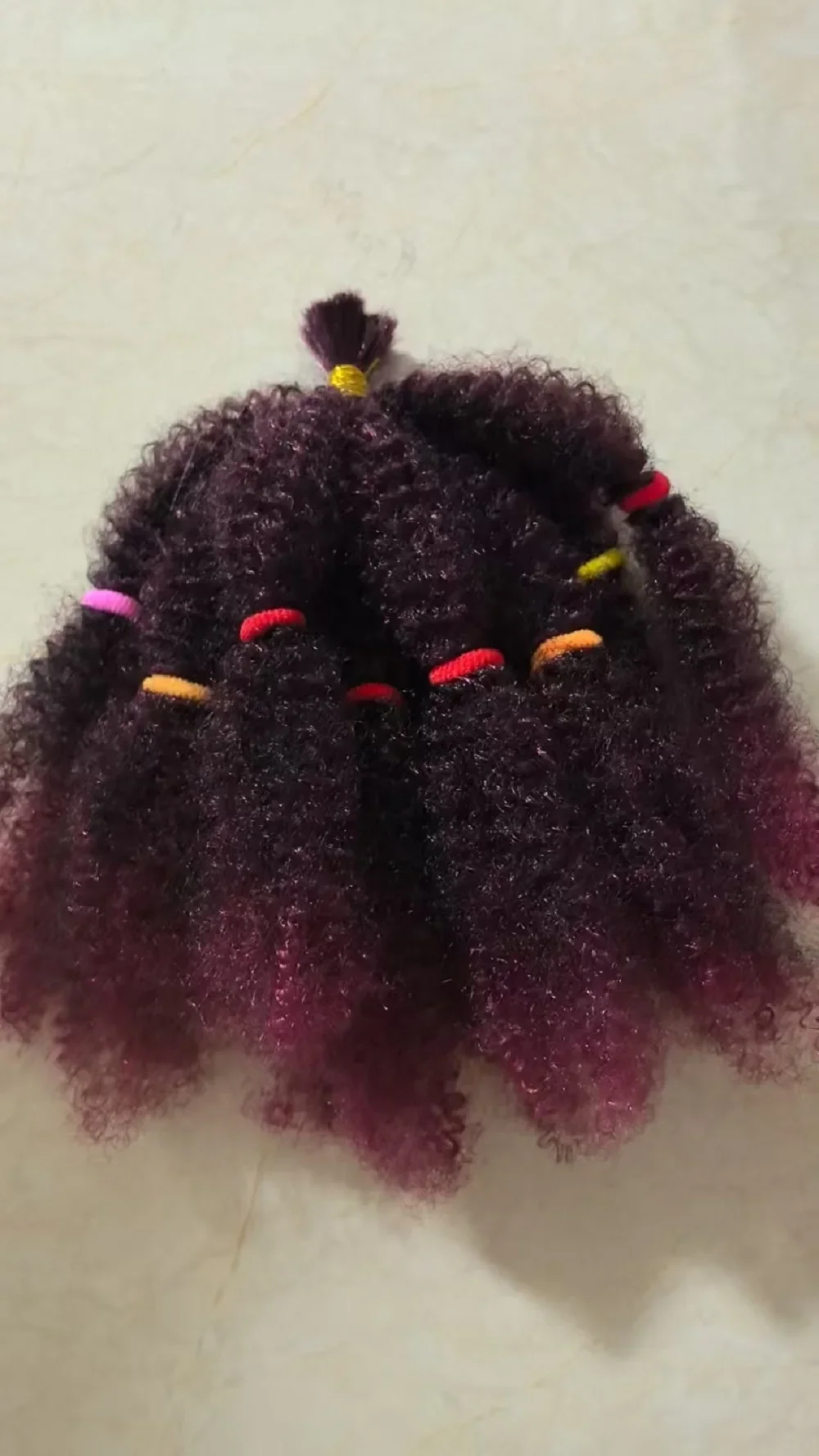 Afro Kinky Bulk Hair Image 9