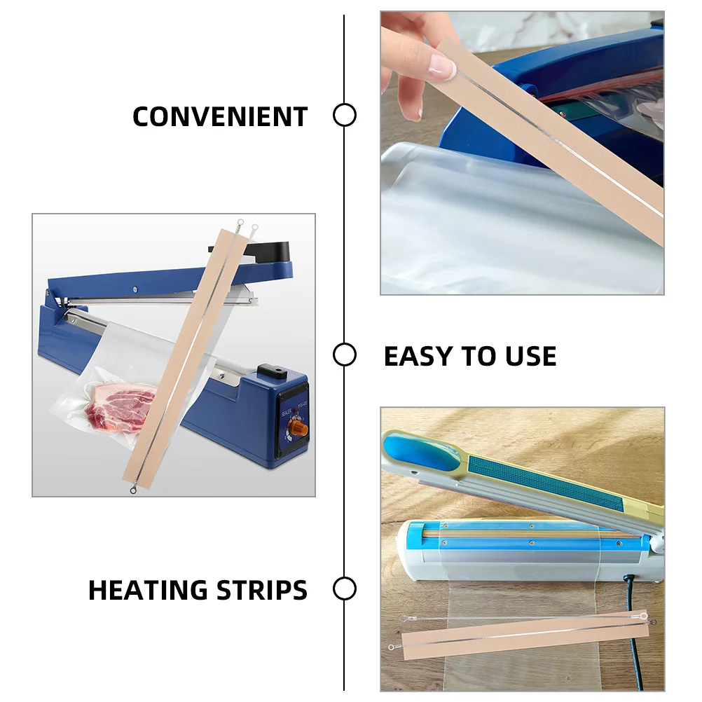 

6 Pcs Sealer Accessories Heat Machine Wire Replacement Parts Iron Heating Wires for Sealing Strips