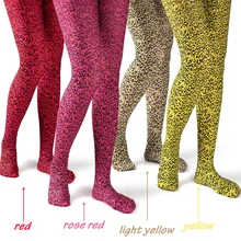 

Spring Fashion Wild Leopard Print Women's Pantyhose 4 Colors Thin Breathable Anti-Hook Polyester Personality Sexy Tights