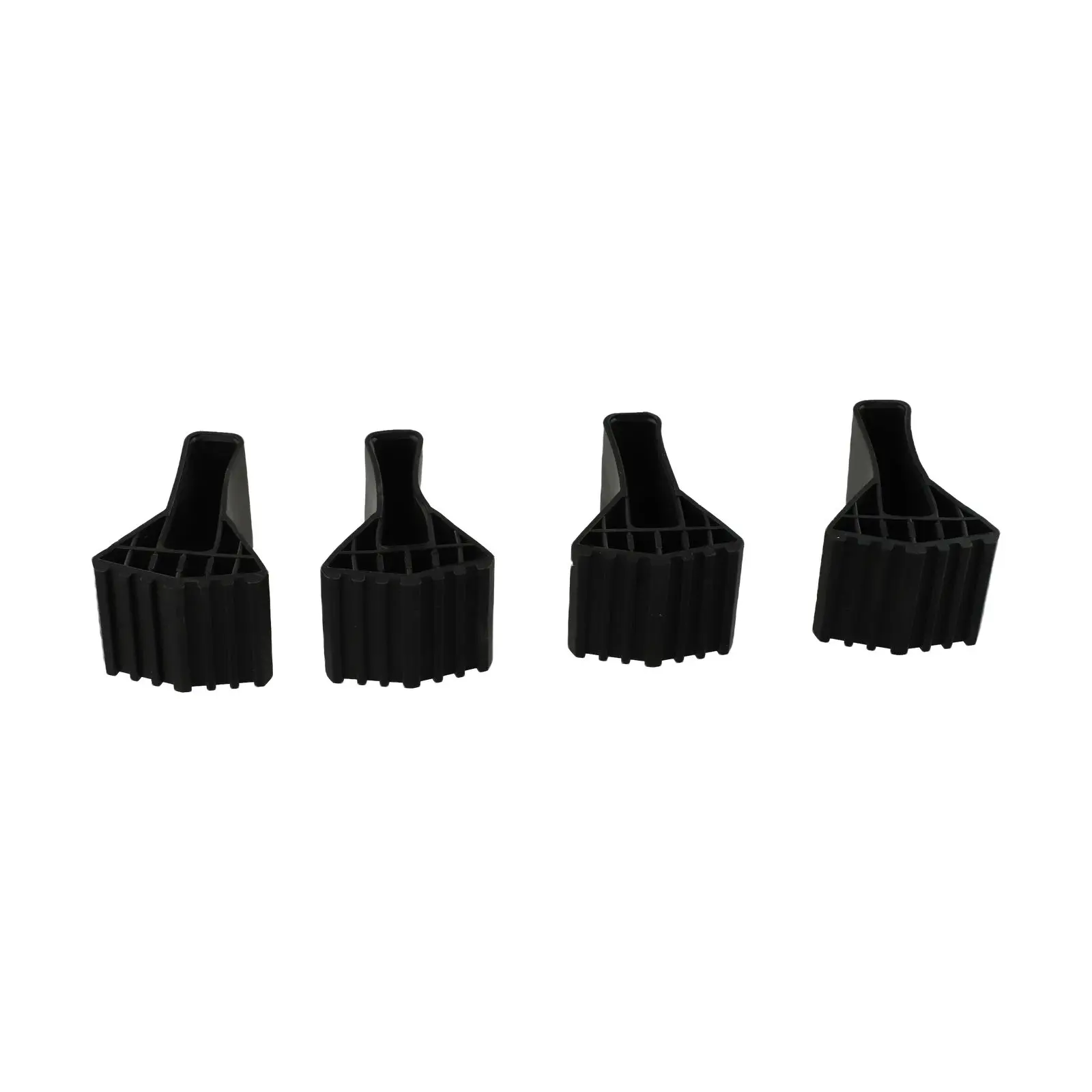 4/6Pcs Non-slip Ladder Foot Pad Foot Covers Rubber Furniture Mat Leg Chair Replacement Protectors Cover Ladder Foot Pad Black