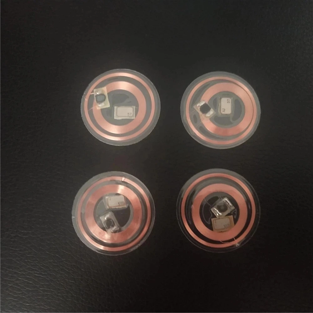 10Pcs Ultrathin Dual Chip 125KHz 13.56MHz T5577 EM4305 UID Rewritable Changeable Keyfobs Key Tag RFID Smart Coin Card 30MM 5