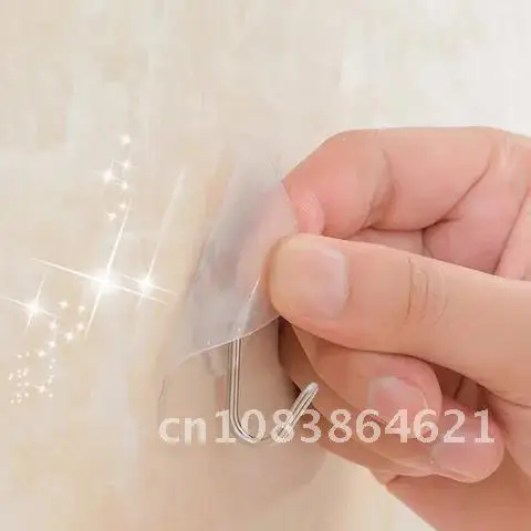

Transparent Strong Self Adhesive Door Wall Hangers Hooks Suction Heavy Load Rack Cup Sucker for Kitchen Bathroom 20/10 Pcs Hooks