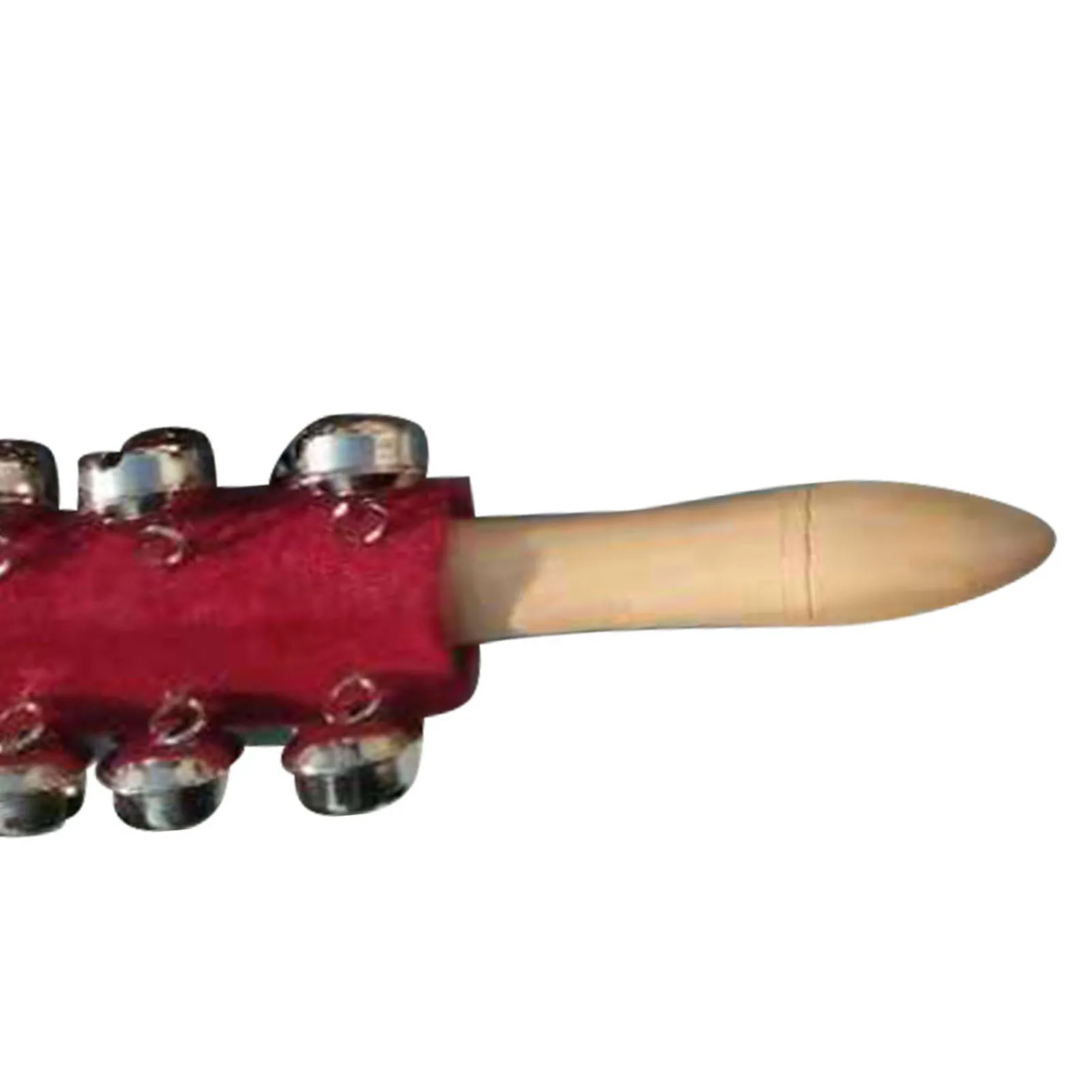 Jingle Rattle Bell Wooden Handle Bell Stick Shaker Hand Jingle Toy For Kids Children 21pcs