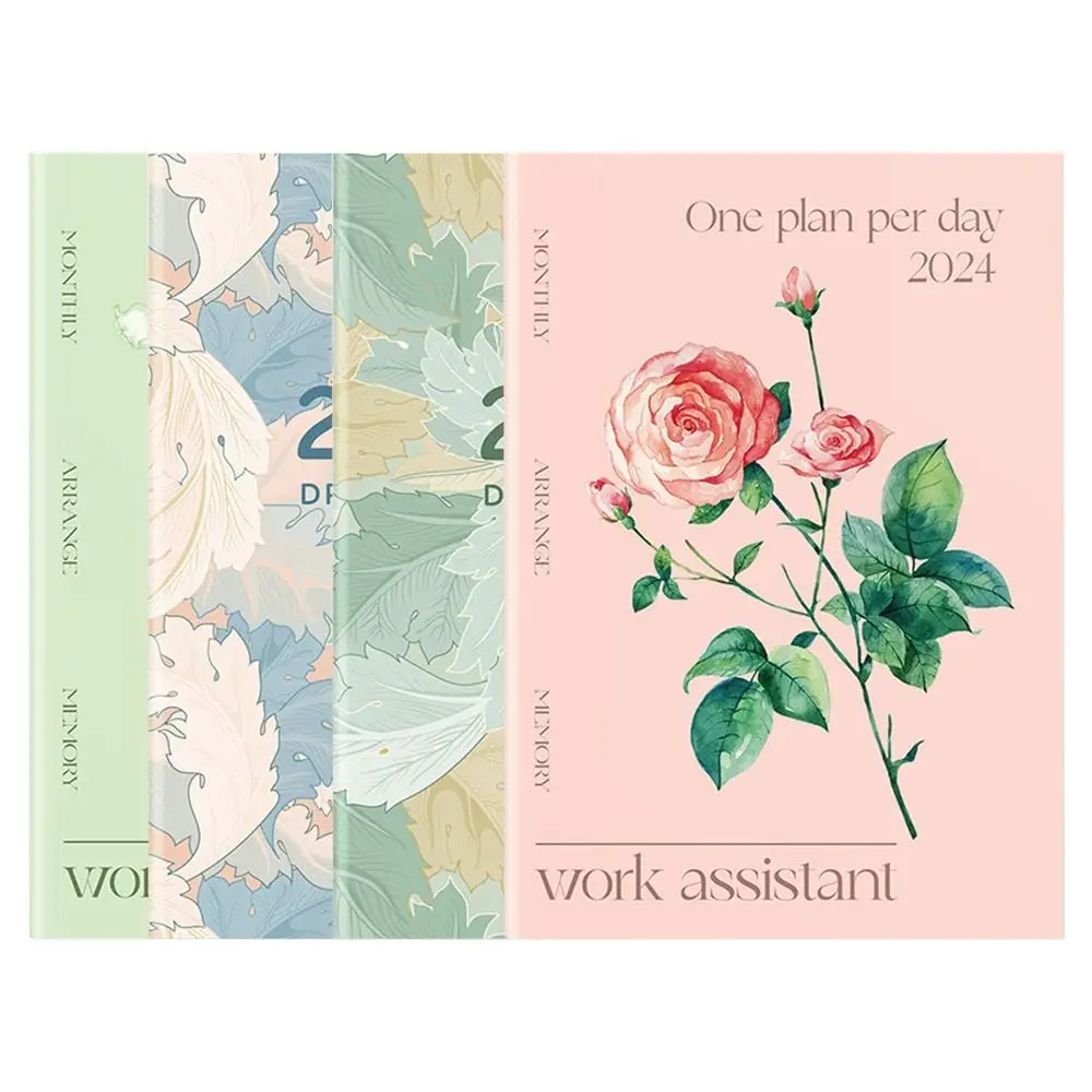 

A4 A5 A4 A5 Notebook Portable Work Efficiency 24 Sheets Goal Habit Tracker Life Check-in Learning Plan Agenda Planner Office