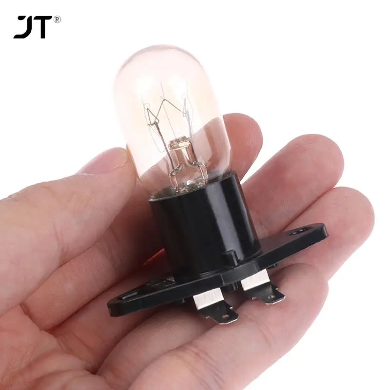 전자 레인지 조명 전구, 250V, 20W, LED 소형 기기 전구, 베이스 포함, 오븐 스토브, 냉장고용, 조도 조절 가능