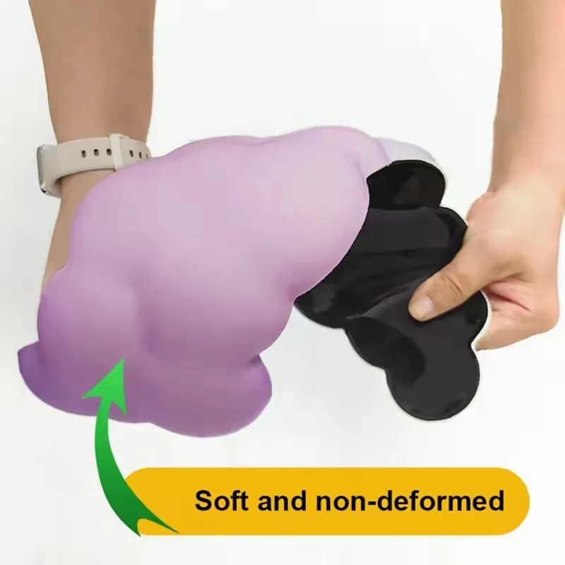 3pcs Keyboard Wrist Rest Pad Set, Ergonomic Leaf Shape Mouse Pad With Non-Slip PU Base, Pain Relief Memory Foam Mouse Wrist Rest