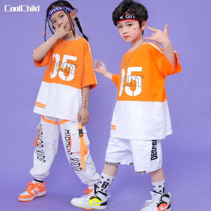 Street Dance Clothes Boys Kids Hip Hop Clothes Children Boys T