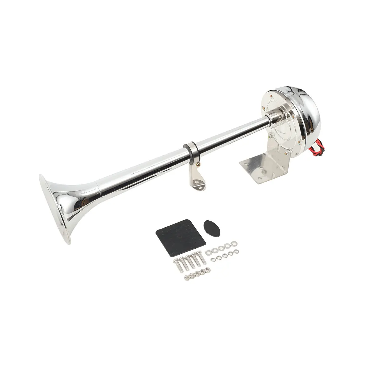 12V 328DB Einzelrohr-Hupe aus 304 Edelstahl Hoch-/Toneinstellung für Marine Edelstahl-Einzelhorn Segelyacht Auto LKW – Detail 7