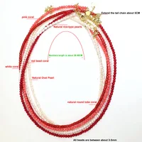 Collier de perles naturelles simples pour femmes, collier ras du cou Joker, cadeau d'amour de mariage, bijoux fantaisie, vente en gros, 4mm 2
