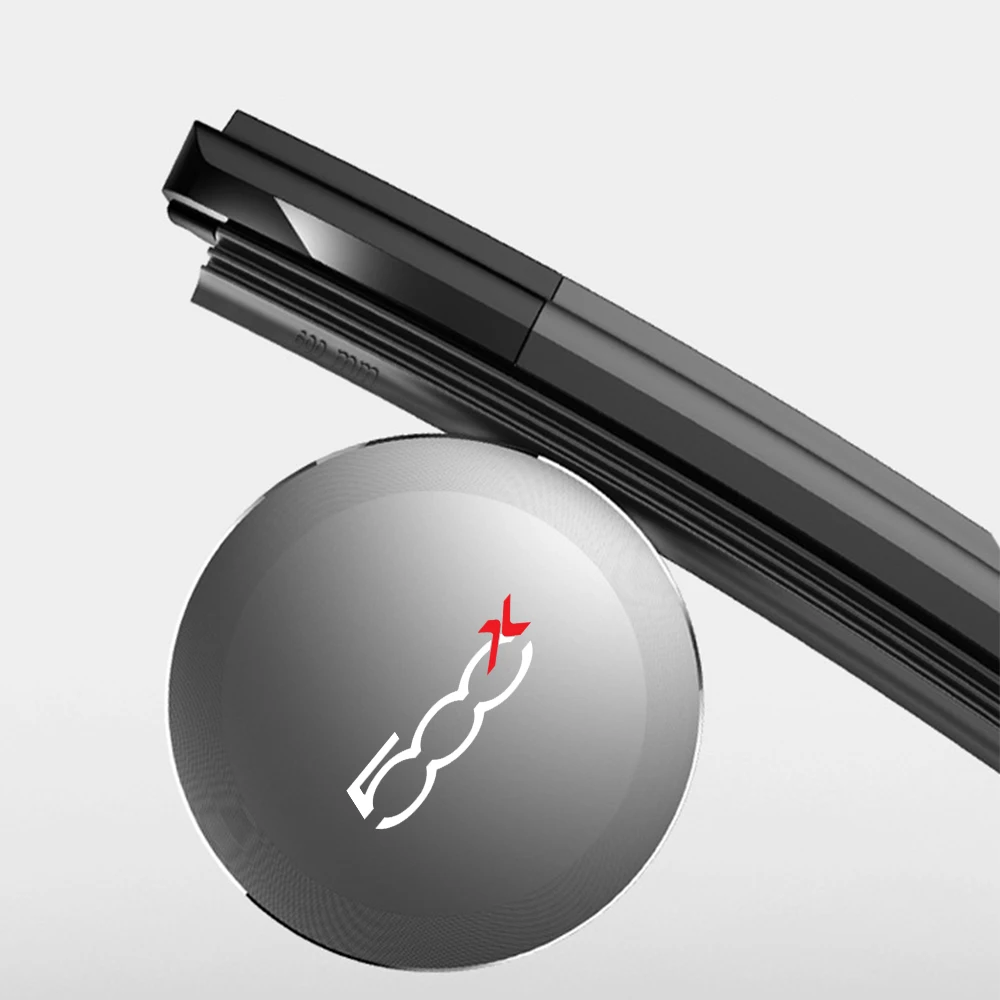 Per Fiat 500 500L 500X 500E Abarth Elettrico In Acciaio Inox Auto Tergicristallo Restauratore Accessori Alufer