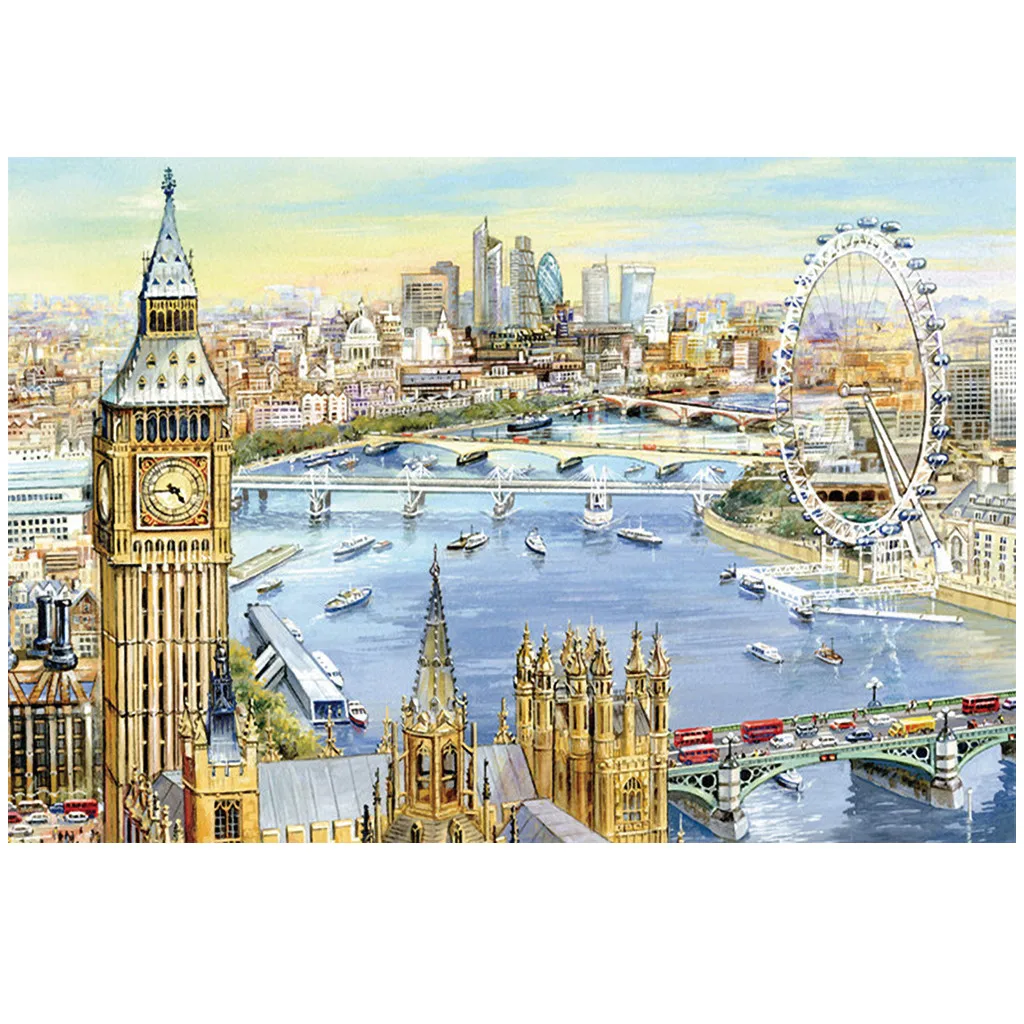 4 Pieces Adults Puzzles 1000 Piece Large Puzzle Game Interesting Toys Gift 60900