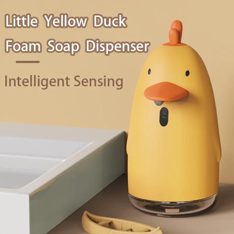 เครื่องจ่ายสบู่แบบอินฟราเรด เครื่องจ่ายสบู่โฟมอัตโนมัติ เครื่องจ่ายสบู่โฟมแบบไร้สัมผัส เครื่องจ่ายสบู่โฟมแบบชาร์จไฟได้ 1