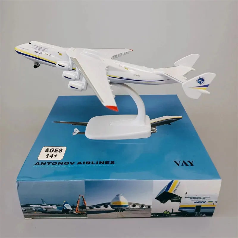Airplane Model 20CM Diecast Metal Alloy Antonov An-225 1/400 Scale For Collection