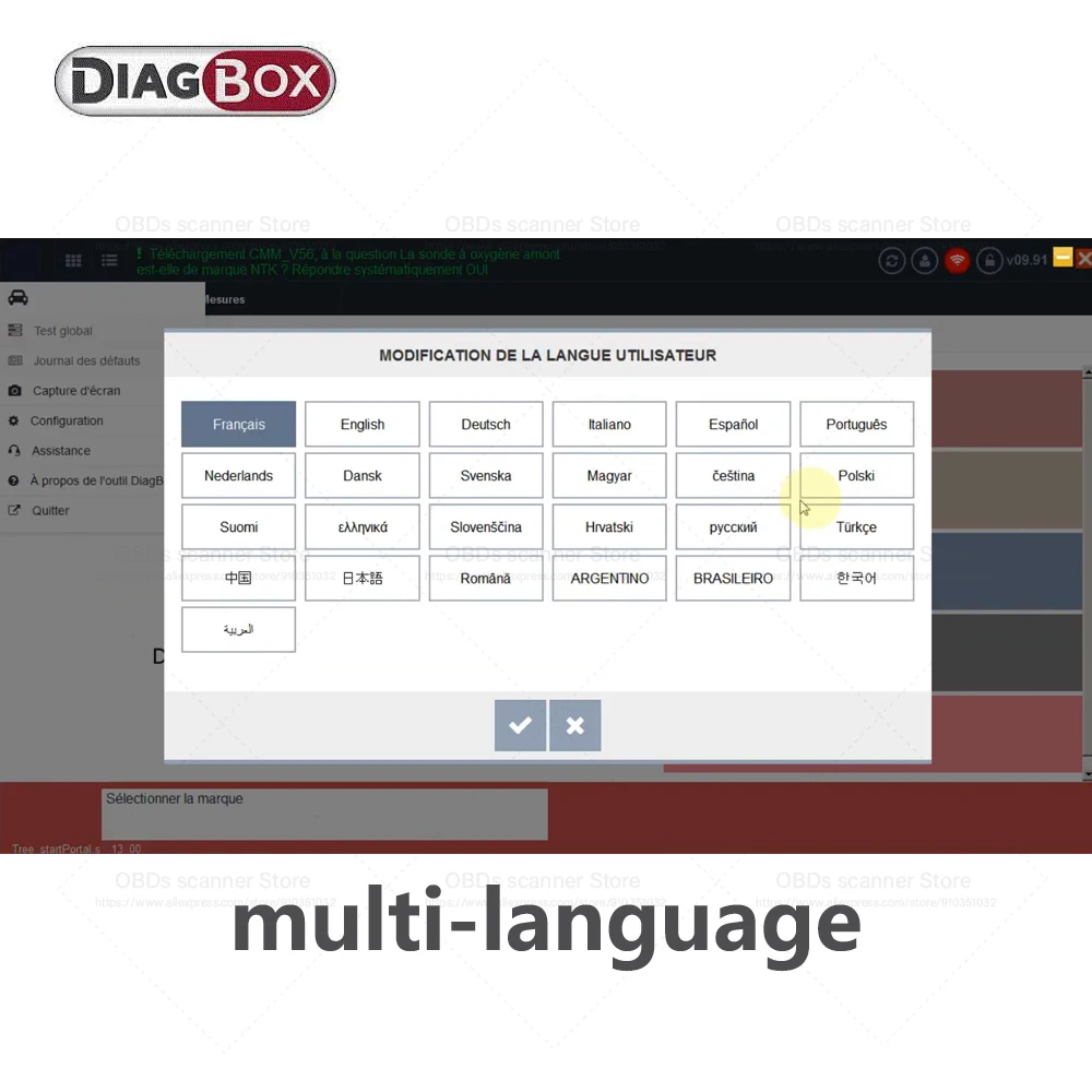 Diagbox 9.85 V9.91VM 9.68VM Work PP2000 Software Diagnose Resets Citroen/Peogeot/DS Automobiles/Opel Untill car repair software car diagnostic tool